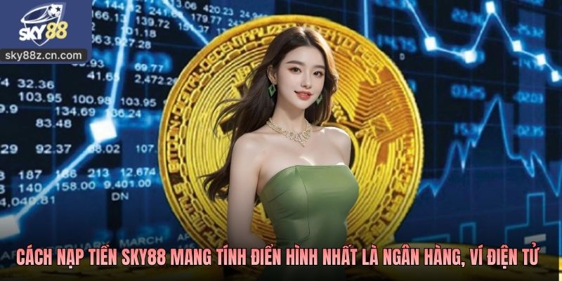 Cách nạp tiền SKY88 mang tính điển hình nhất là ngân hàng, ví điện tử