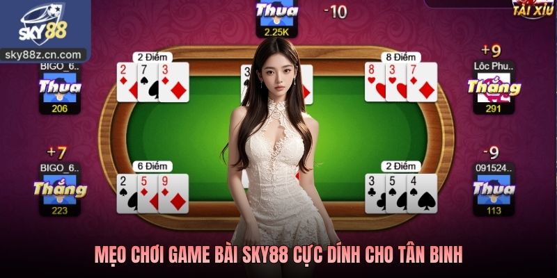 Mẹo chơi game bài sky88 cực dính cho tân binh