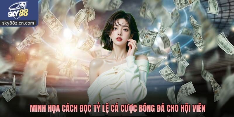 Minh họa cách đọc tỷ lệ cá cược bóng đá cho hội viên