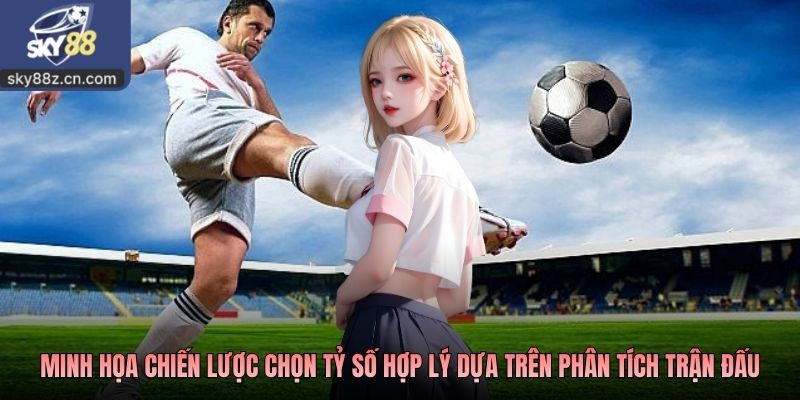 Minh họa chiến lược chọn tỷ số hợp lý dựa trên phân tích trận đấu