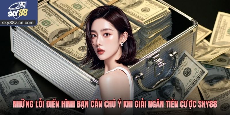 Những lỗi điển hình bạn cần chú ý khi giải ngân tiền cược SKY88