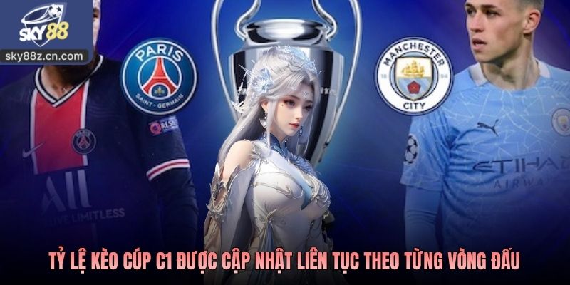 Tỷ lệ kèo Cúp C1 được cập nhật liên tục theo từng vòng đấu